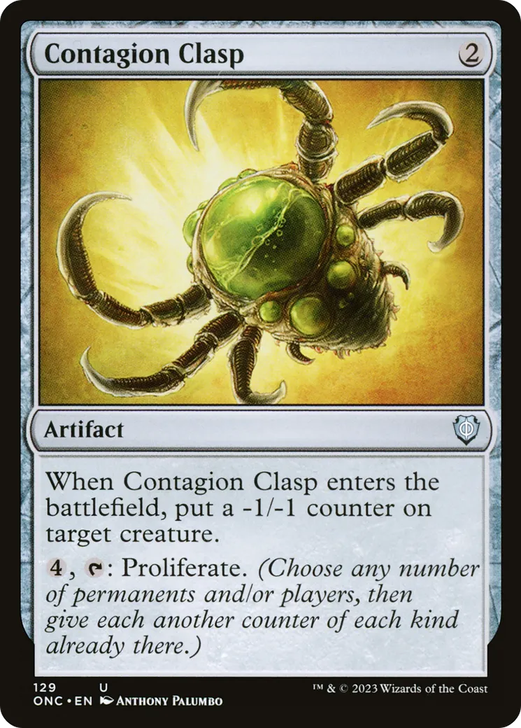 Contagion Clasp — Phyrexia: All Will Be One Commander — Magic: The Gathering