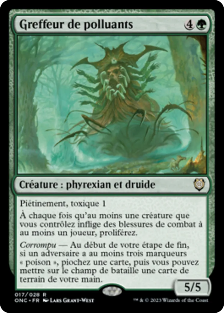 Greffeur de polluants — Phyrexia: All Will Be One Commander — Magic: The Gathering