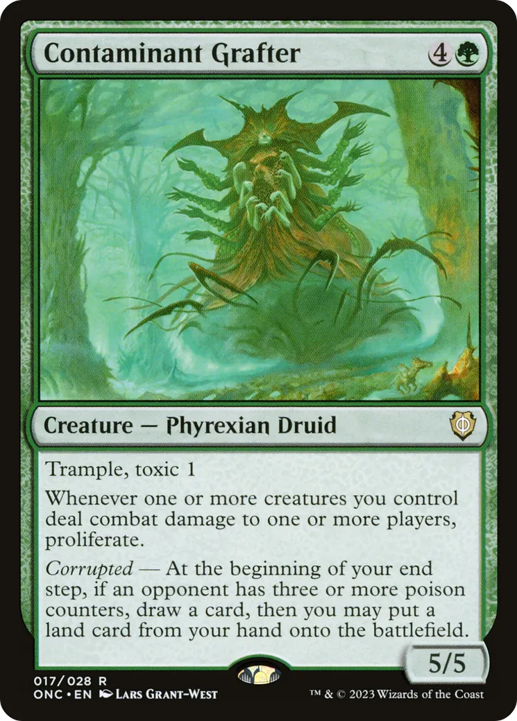 Greffeur de polluants — Phyrexia: All Will Be One Commander — Magic: The Gathering