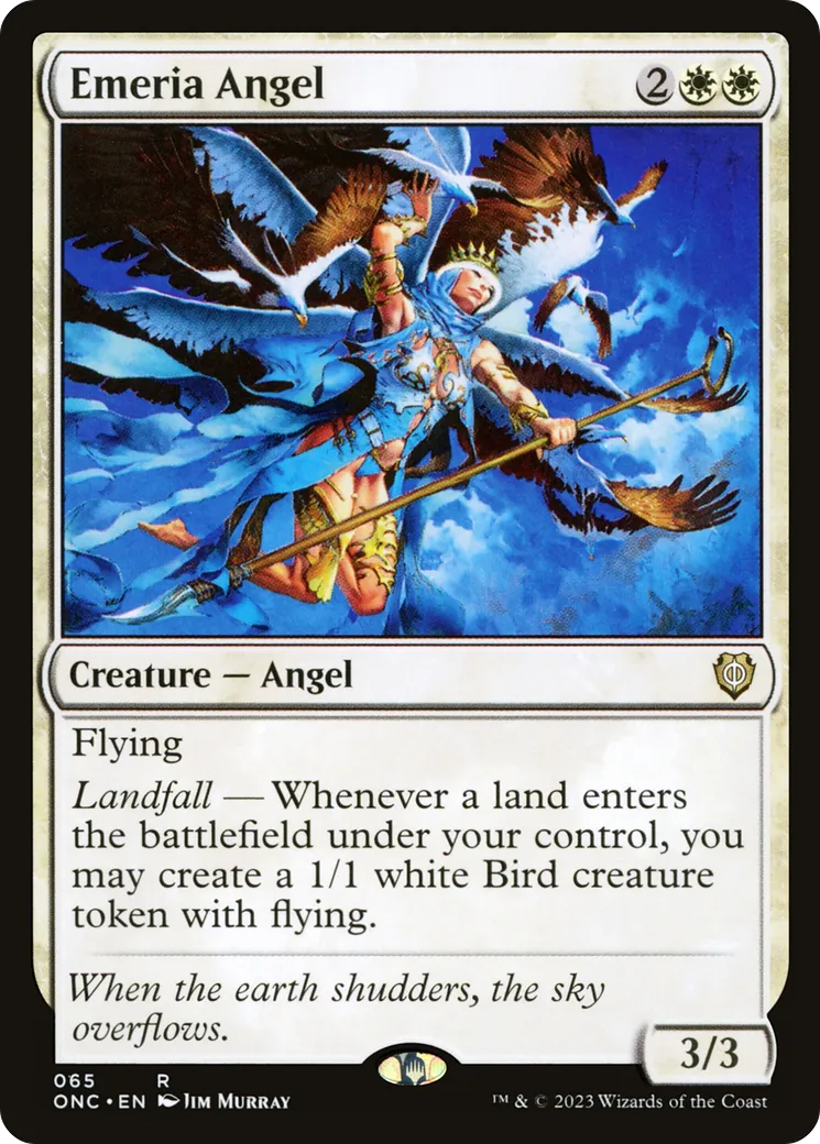 Emeria Angel — Phyrexia: All Will Be One Commander — Magic: The Gathering