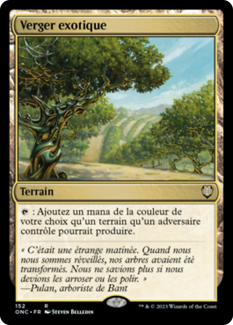 Verger exotique — Phyrexia: All Will Be One Commander — Magic: The Gathering