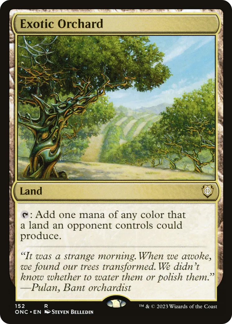 Exotic Orchard — Phyrexia: All Will Be One Commander — Magic: The Gathering