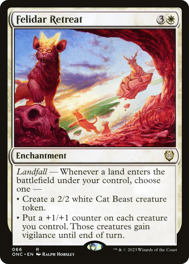 Felidar Retreat — Phyrexia: All Will Be One Commander — Magic: The Gathering