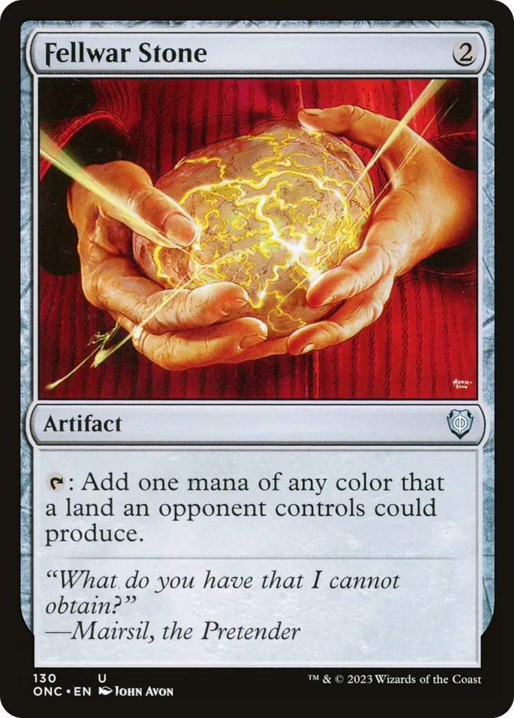Fellwar Stone — Phyrexia: All Will Be One Commander — Magic: The Gathering