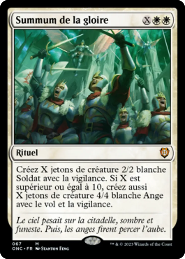 Summum de la gloire — Phyrexia: All Will Be One Commander — Magic: The Gathering