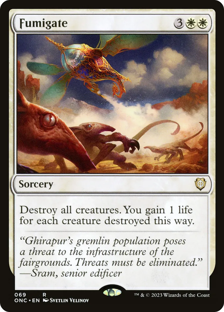 Fumigate — Phyrexia: All Will Be One Commander — Magic: The Gathering