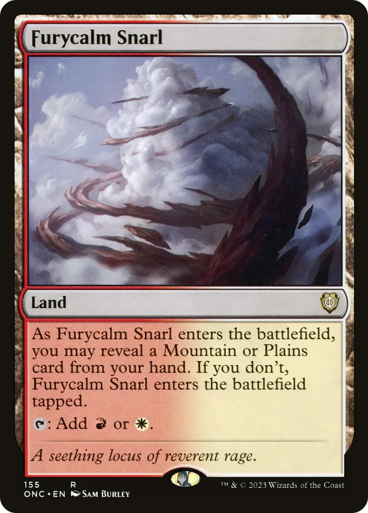 Furycalm Snarl — Phyrexia: All Will Be One Commander — Magic: The Gathering