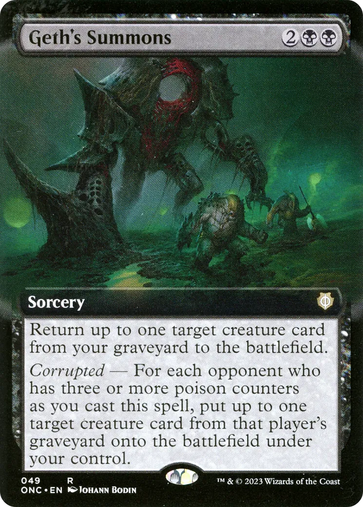 Geth's Summons — Phyrexia: All Will Be One Commander — Magic: The Gathering