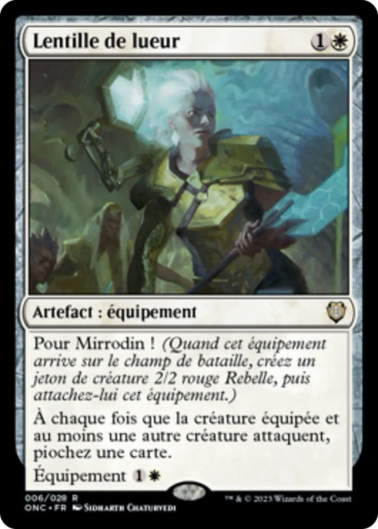 Lentille de lueur — Phyrexia: All Will Be One Commander — Magic: The Gathering