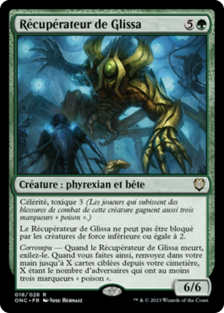 Récupérateur de Glissa — Phyrexia: All Will Be One Commander — Magic: The Gathering