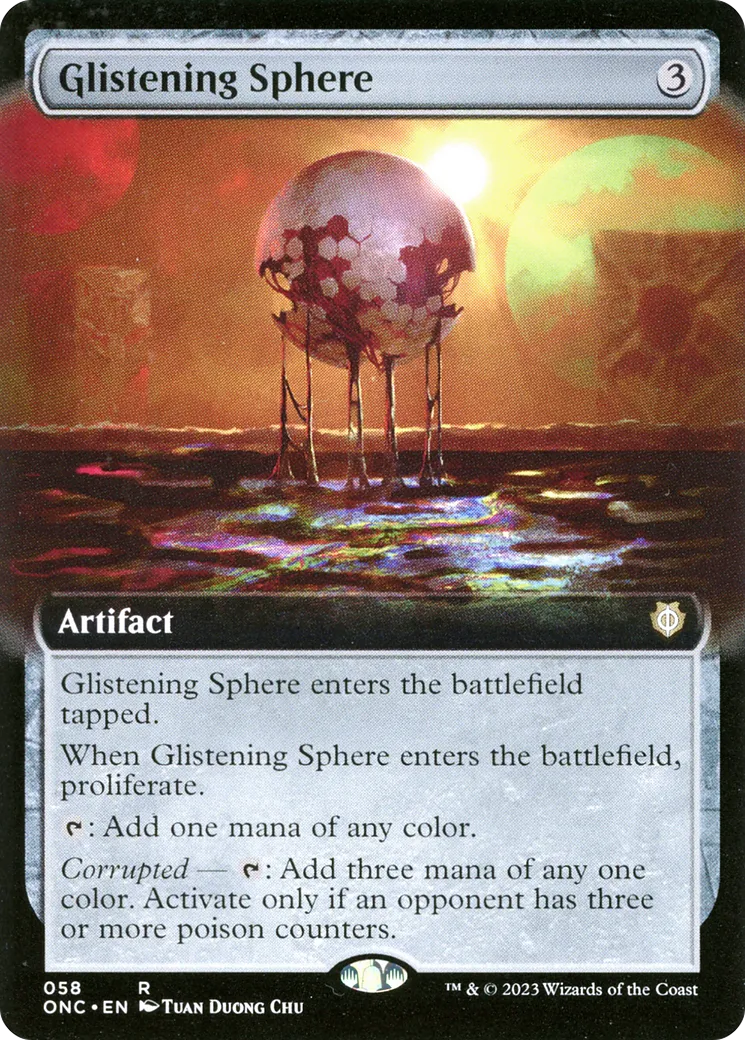 Glistening Sphere — Phyrexia: All Will Be One Commander — Magic: The Gathering