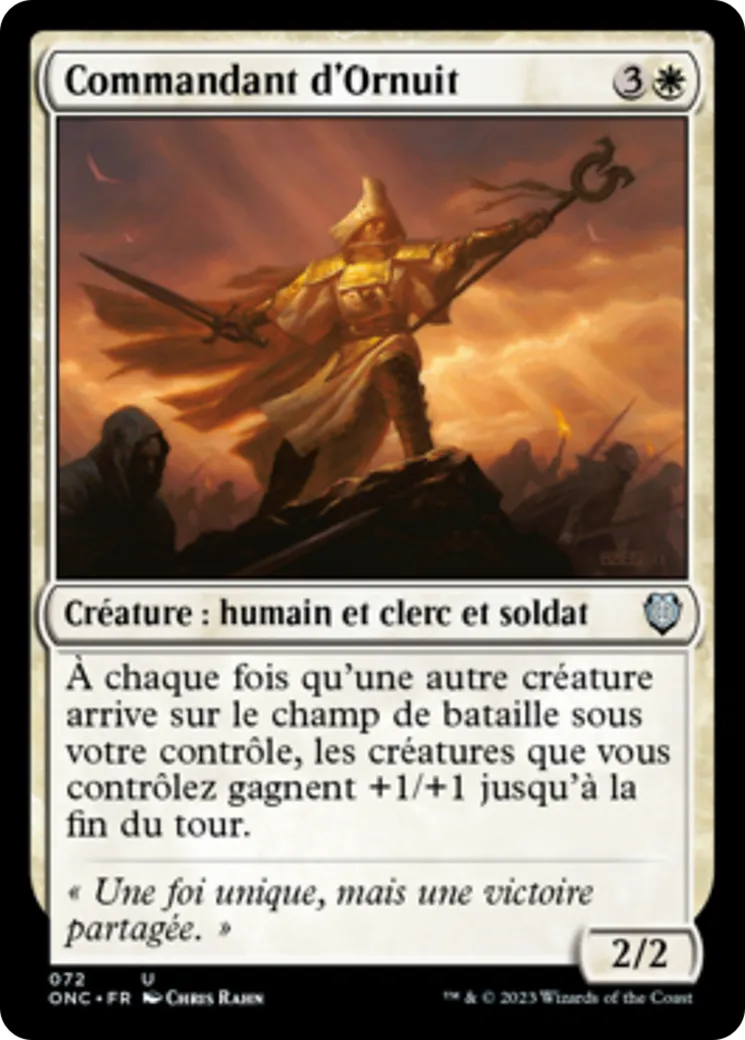 Commandant d'Ornuit — Phyrexia: All Will Be One Commander — Magic: The Gathering