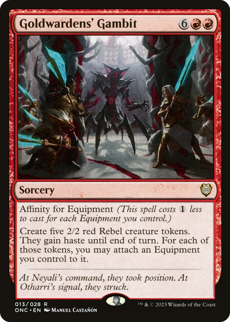 Goldwardens' Gambit — Phyrexia: All Will Be One Commander — Magic: The Gathering