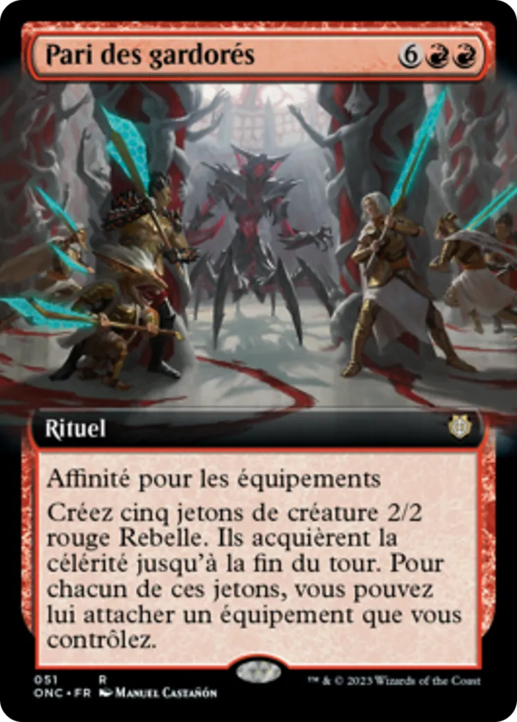 Pari des gardorés — Phyrexia: All Will Be One Commander — Magic: The Gathering