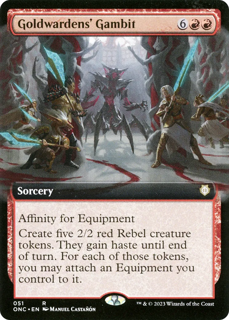 Pari des gardorés — Phyrexia: All Will Be One Commander — Magic: The Gathering