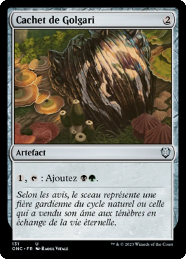 Cachet de Golgari — Phyrexia: All Will Be One Commander — Magic: The Gathering