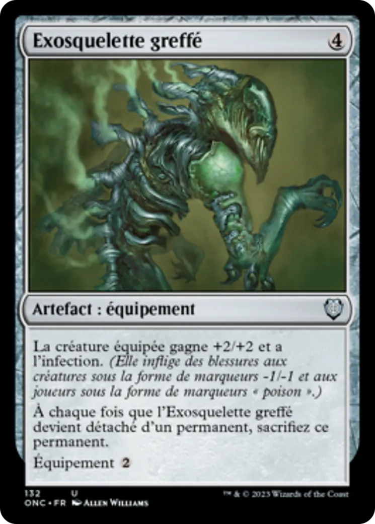 Exosquelette greffé — Phyrexia: All Will Be One Commander — Magic: The Gathering