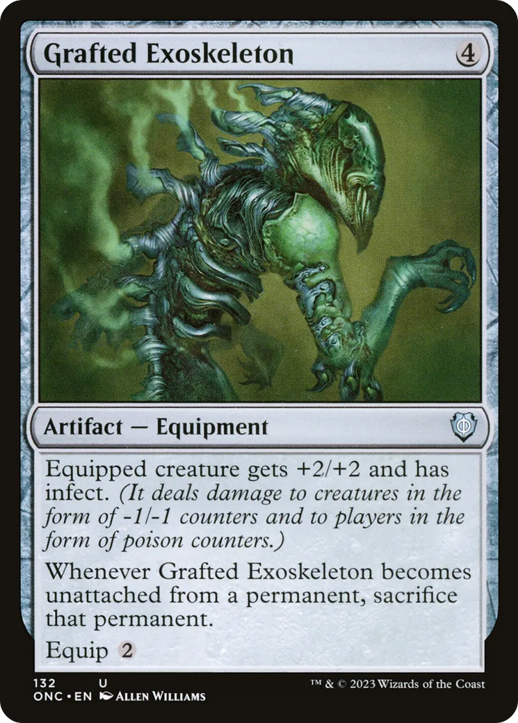 Grafted Exoskeleton — Phyrexia: All Will Be One Commander — Magic: The Gathering
