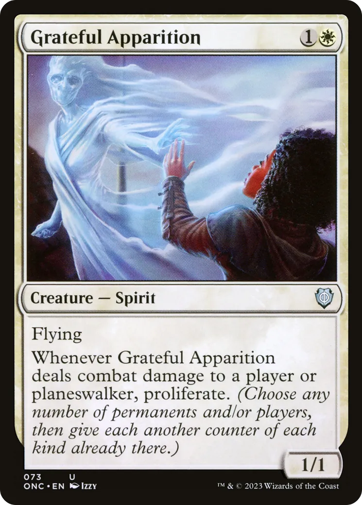 Apparition reconnaissante — Phyrexia: All Will Be One Commander — Magic: The Gathering