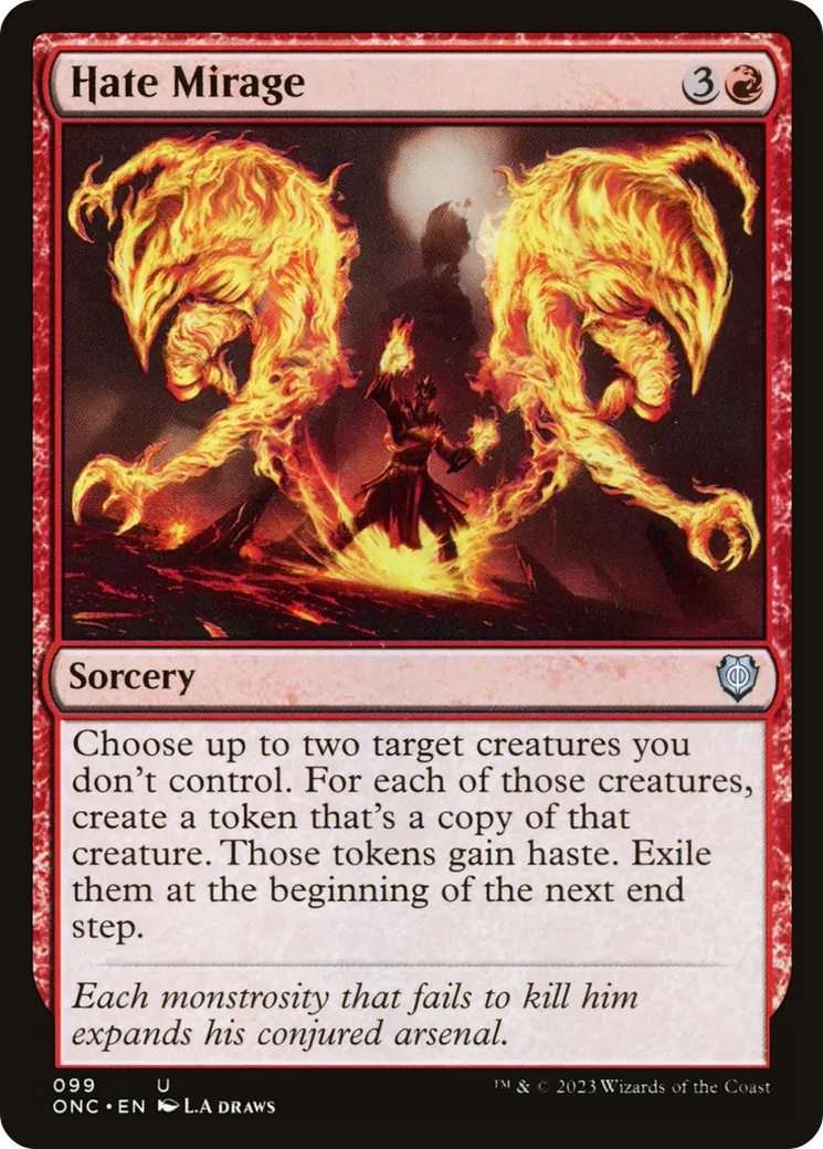 Mirage de haine — Phyrexia: All Will Be One Commander — Magic: The Gathering