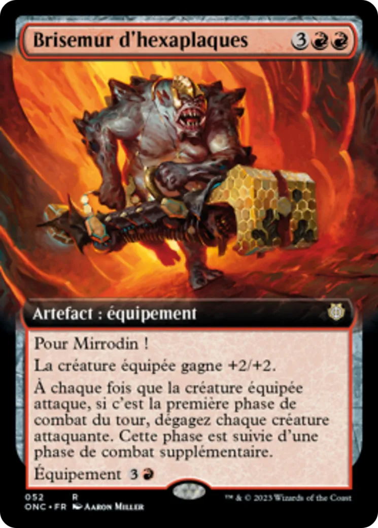 Brisemur d'hexaplaques — Phyrexia: All Will Be One Commander — Magic: The Gathering