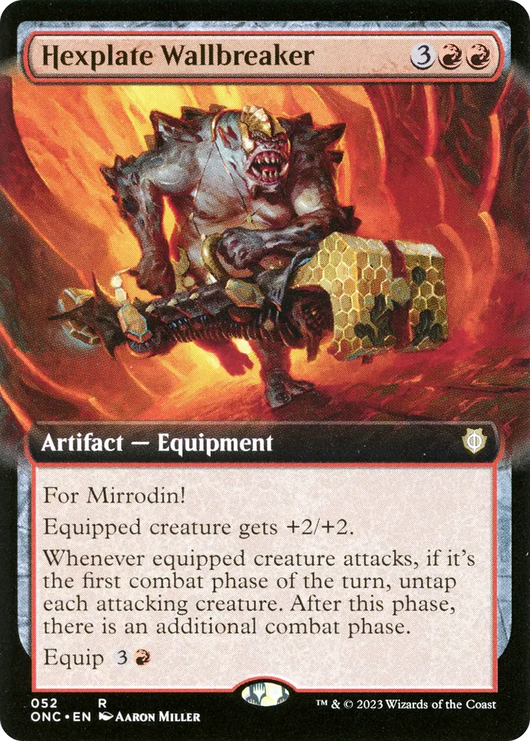 Hexplate Wallbreaker — Phyrexia: All Will Be One Commander — Magic: The Gathering