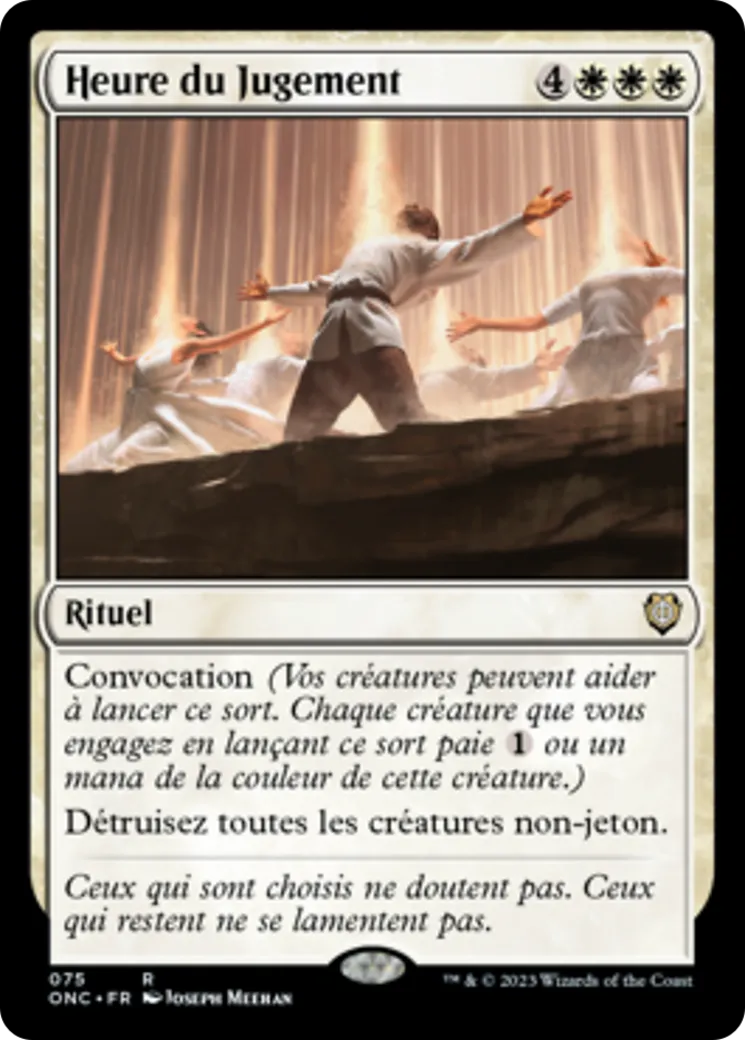 Heure du Jugement — Phyrexia: All Will Be One Commander — Magic: The Gathering