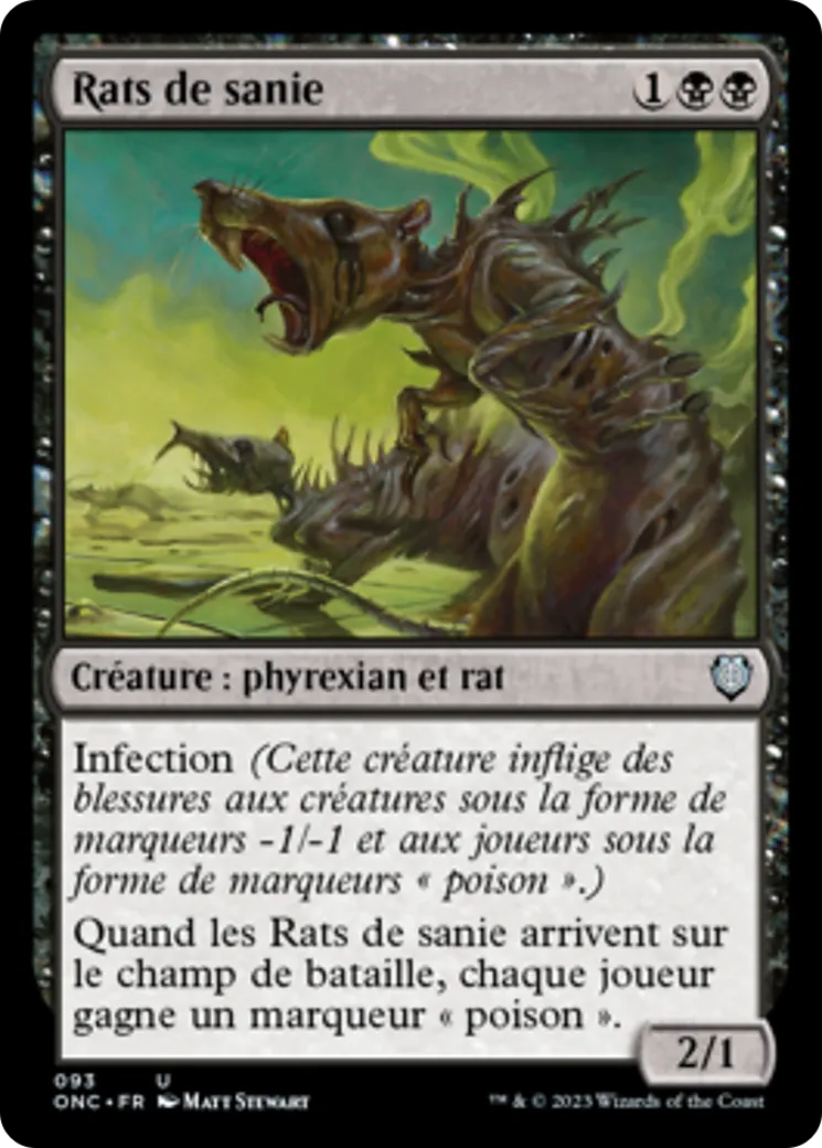 Rats de sanie — Phyrexia: All Will Be One Commander — Magic: The Gathering