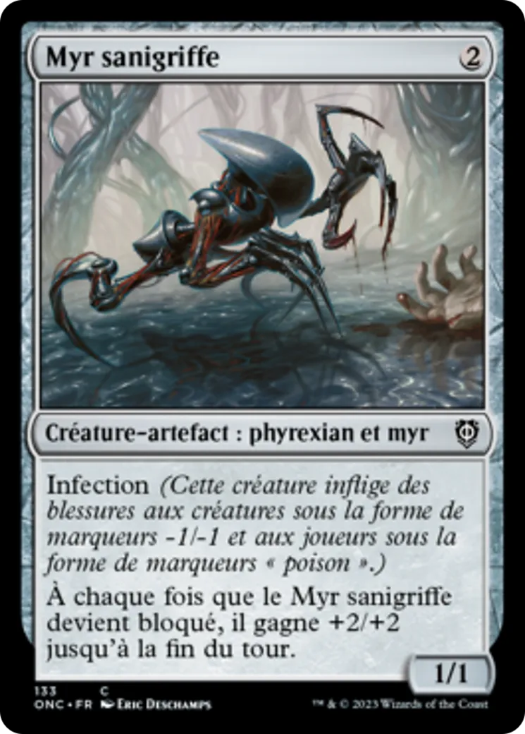 Myr sanigriffe — Phyrexia: All Will Be One Commander — Magic: The Gathering