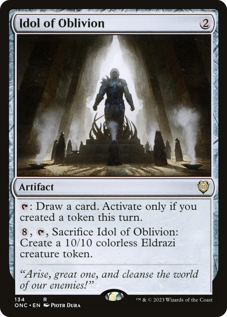 Idol of Oblivion — Phyrexia: All Will Be One Commander — Magic: The Gathering