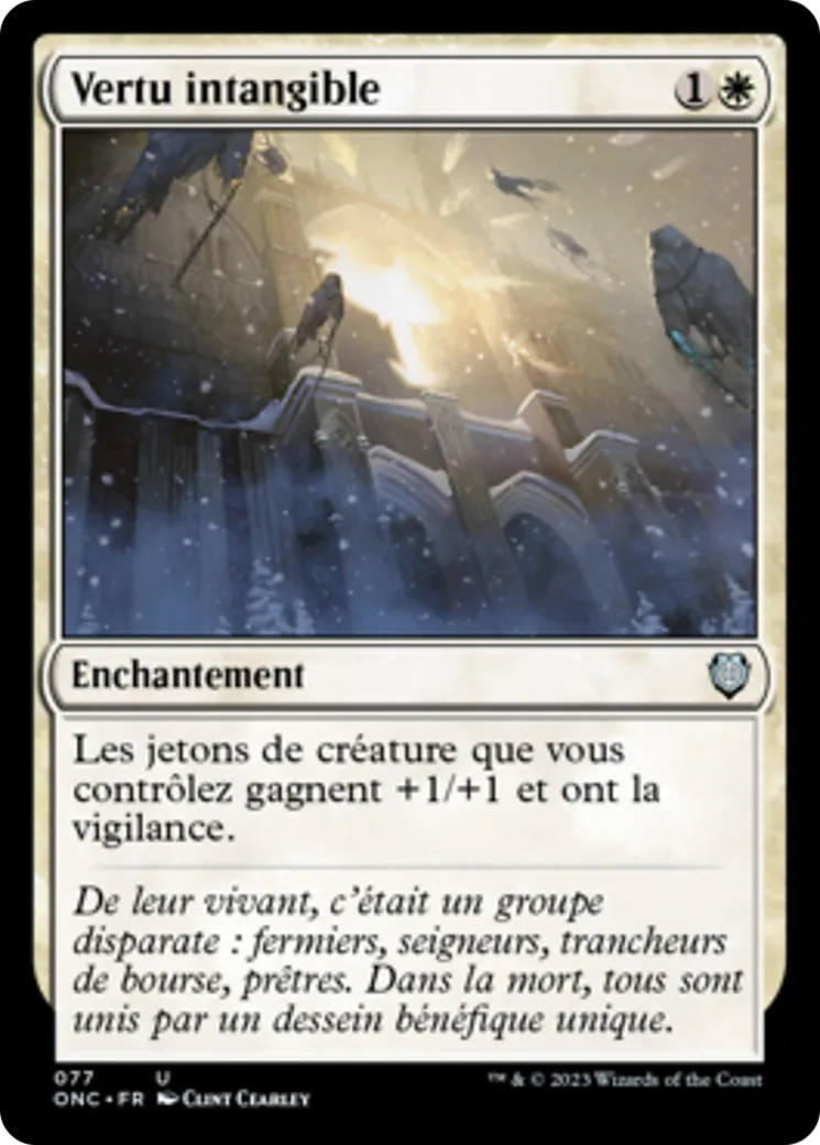 Vertu intangible — Phyrexia: All Will Be One Commander — Magic: The Gathering