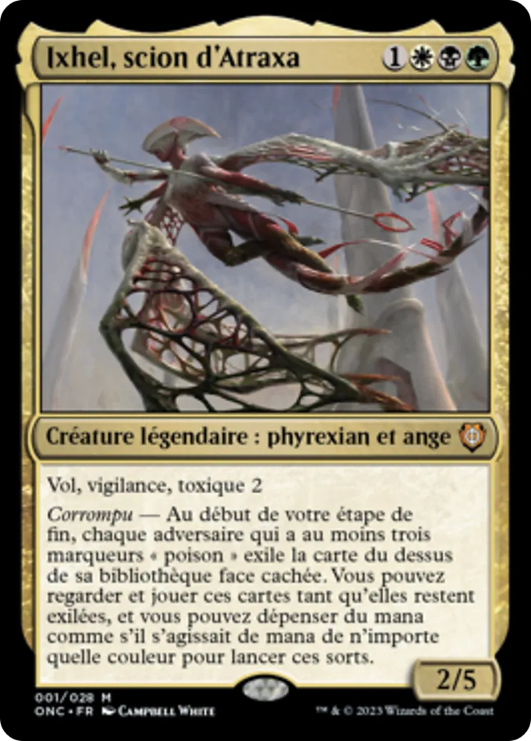 Ixhel, scion d'Atraxa — Phyrexia: All Will Be One Commander — Magic: The Gathering