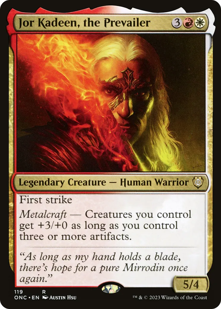 Jor Kadeen, the Prevailer — Phyrexia: All Will Be One Commander — Magic: The Gathering