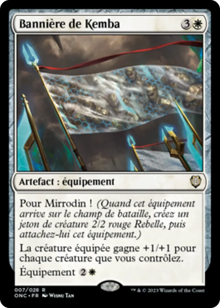 Bannière de Kemba — Phyrexia: All Will Be One Commander — Magic: The Gathering