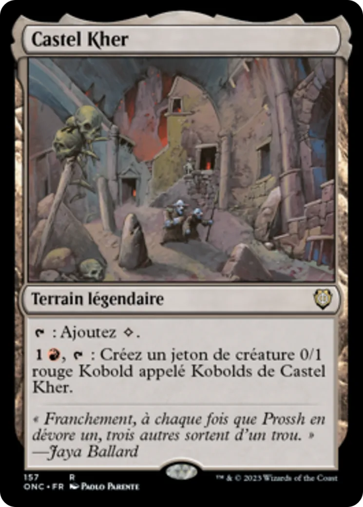 Castel Kher — Phyrexia: All Will Be One Commander — Magic: The Gathering