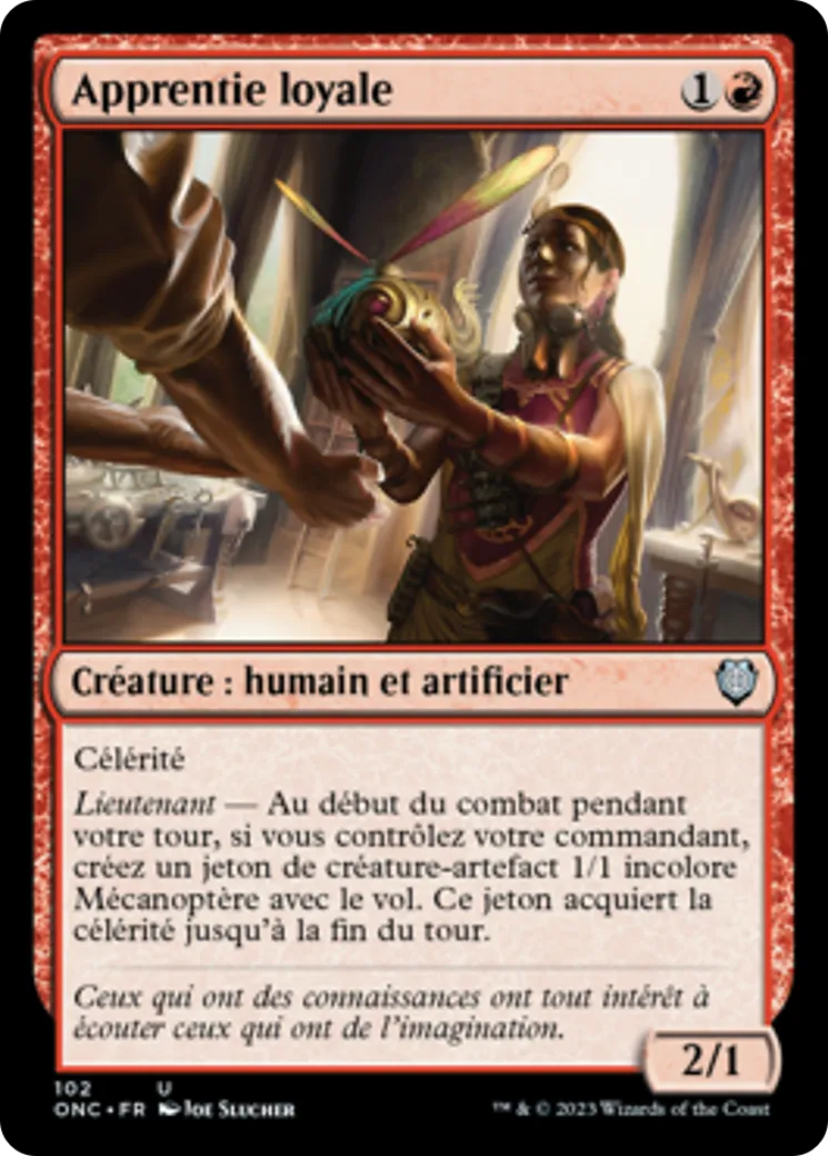 Apprentie loyale — Phyrexia: All Will Be One Commander — Magic: The Gathering