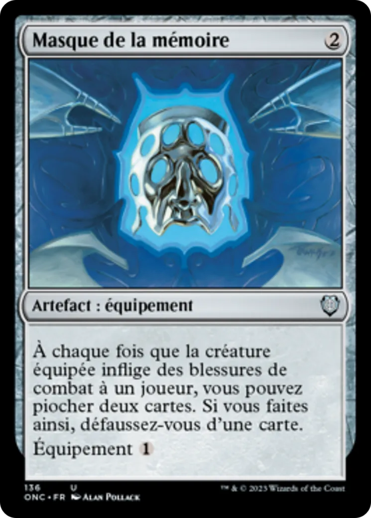 Masque de la mémoire — Phyrexia: All Will Be One Commander — Magic: The Gathering