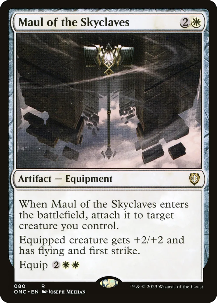 Maillet des forts célestes — Phyrexia: All Will Be One Commander — Magic: The Gathering