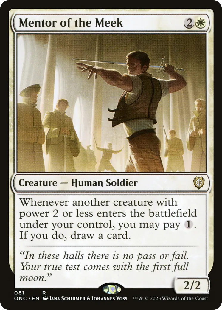 Mentor of the Meek — Phyrexia: All Will Be One Commander — Magic: The Gathering