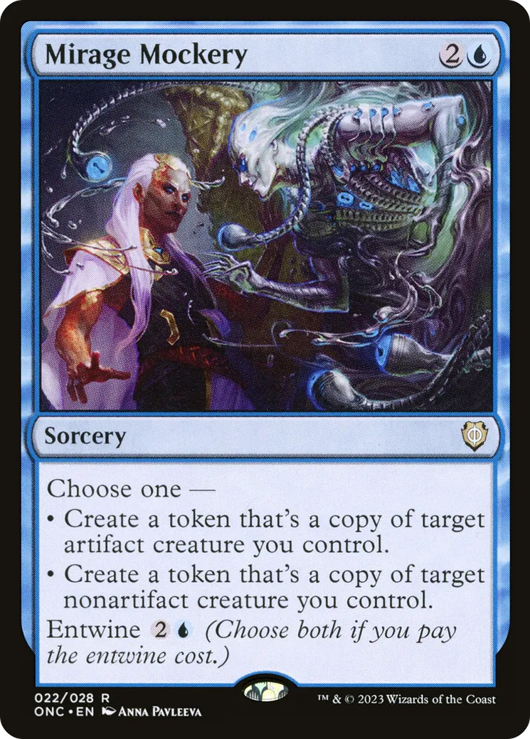 Moquerie mirage — Phyrexia: All Will Be One Commander — Magic: The Gathering