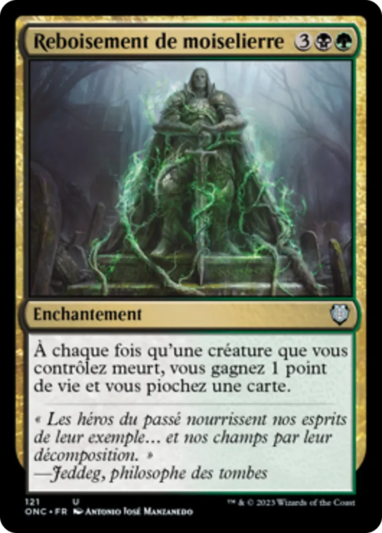 Reboisement de moiselierre — Phyrexia: All Will Be One Commander — Magic: The Gathering