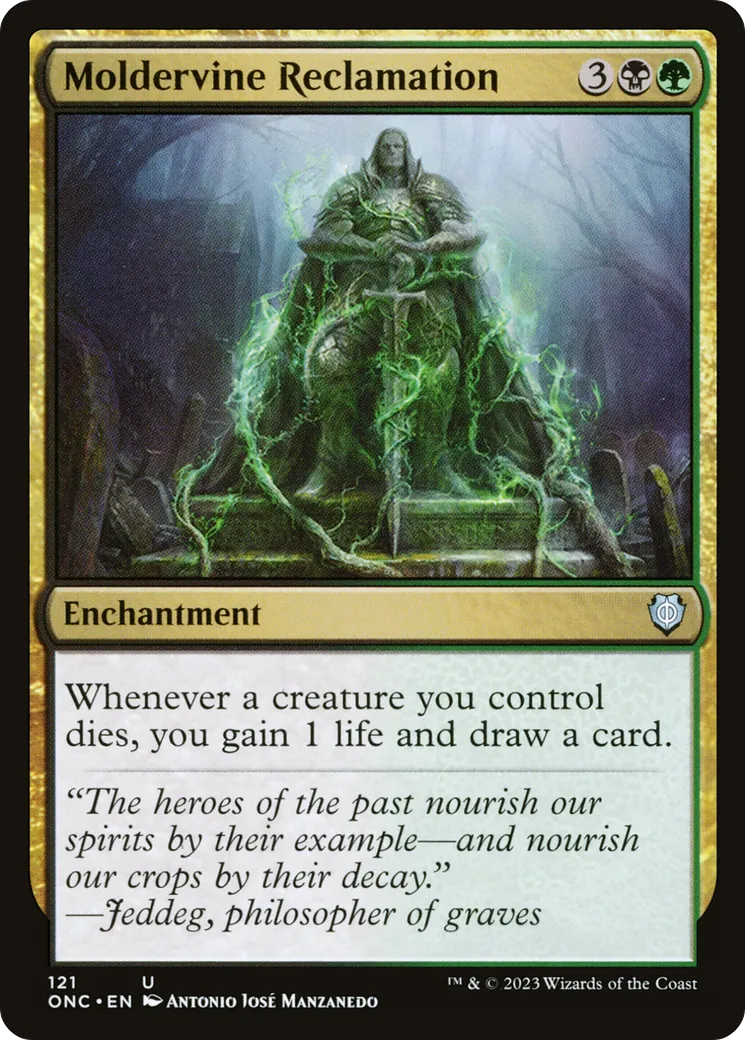 Moldervine Reclamation — Phyrexia: All Will Be One Commander — Magic: The Gathering