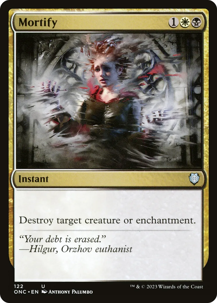 Mortification — Phyrexia: All Will Be One Commander — Magic: The Gathering
