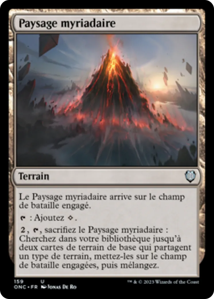 Paysage myriadaire — Phyrexia: All Will Be One Commander — Magic: The Gathering