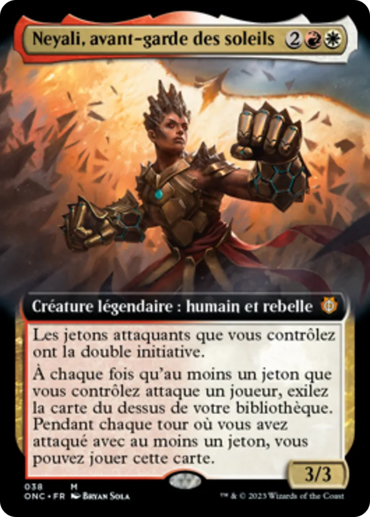 Neyali, avant-garde des soleils — Phyrexia: All Will Be One Commander — Magic: The Gathering