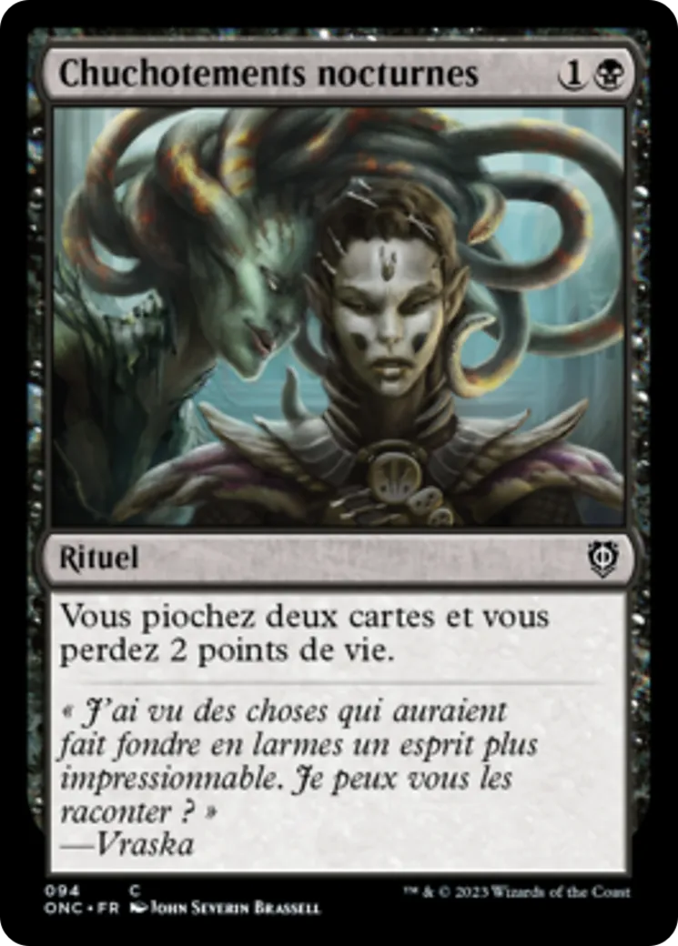 Chuchotements nocturnes — Phyrexia: All Will Be One Commander — Magic: The Gathering