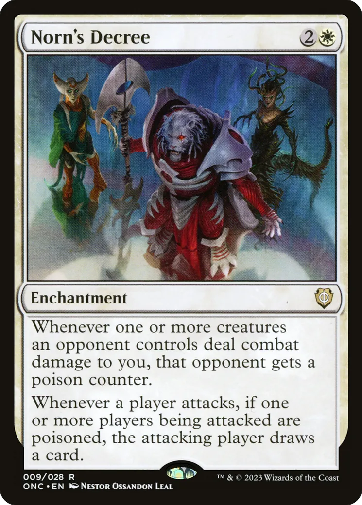 Norn's Decree — Phyrexia: All Will Be One Commander — Magic: The Gathering