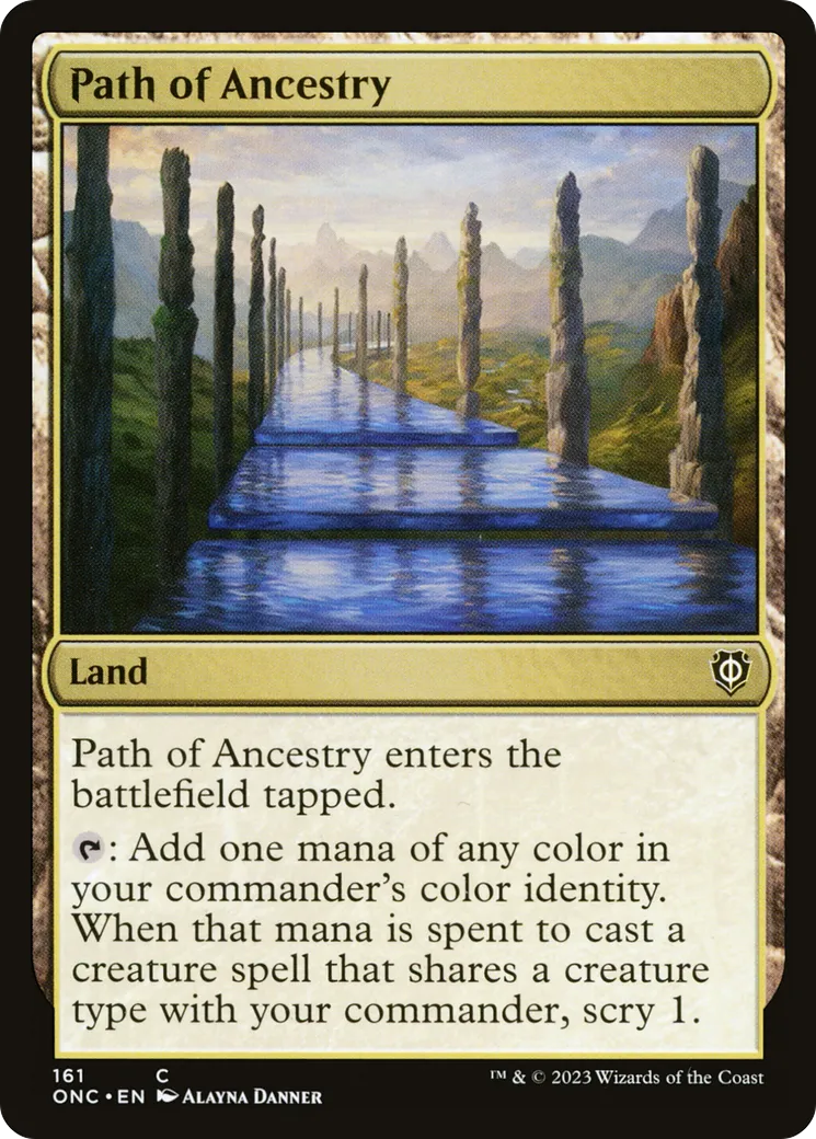 Path of Ancestry — Phyrexia: All Will Be One Commander — Magic: The Gathering