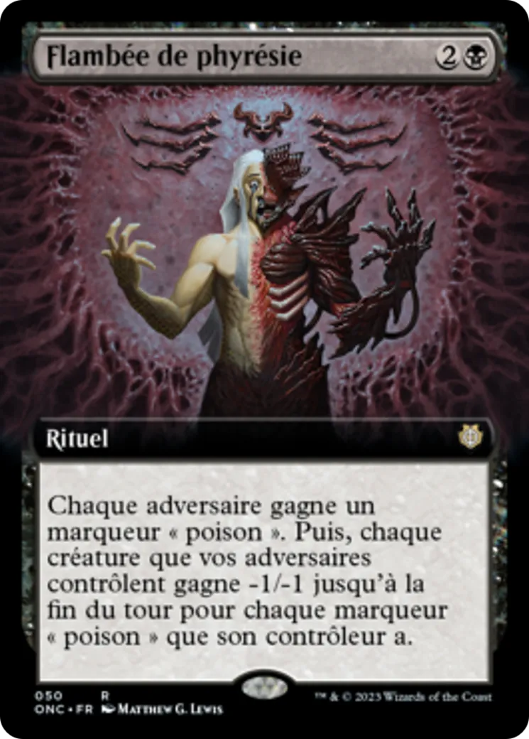 Flambée de phyrésie — Phyrexia: All Will Be One Commander — Magic: The Gathering