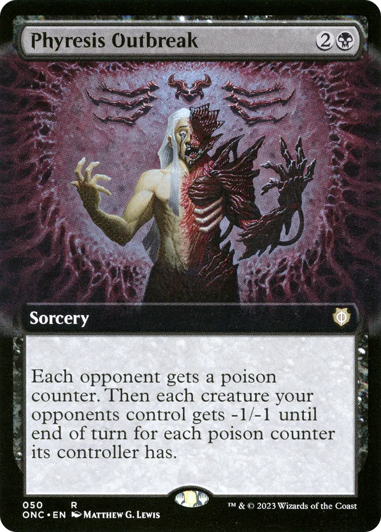 Phyresis Outbreak — Phyrexia: All Will Be One Commander — Magic: The Gathering
